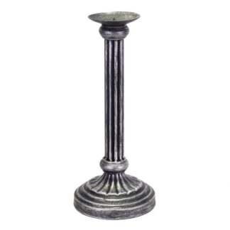Portacandele candelabro metallo nero 1pcmø15h36,5