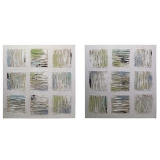 Quadro dipinto pieghe cm80x80x3