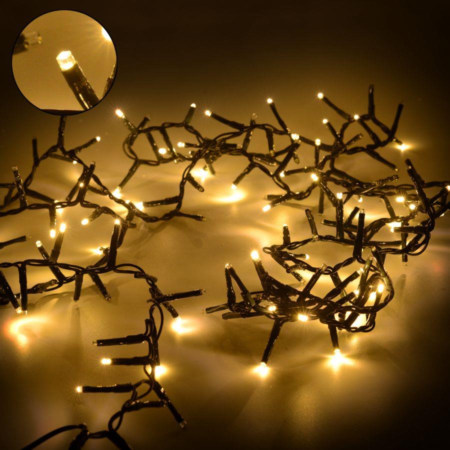 Luce filo 500 led bianco caldo luce fissa cm1000 al. fissa uso esterno