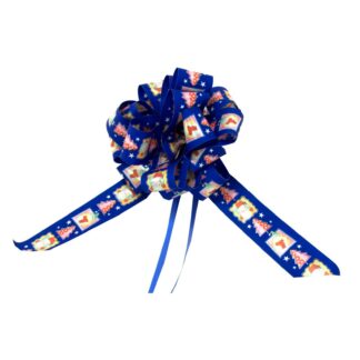 Fiocco rapid 31mm blu natale 12xh18x5