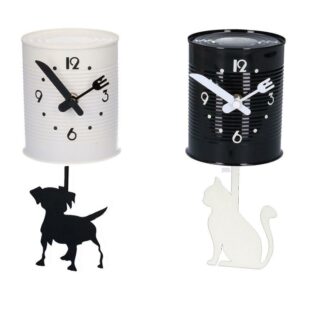 Orologio metallo cane gatto 2 assortiticmø10x23
