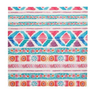 Quadro stampa mosaico multicolore cm40x40x1,5