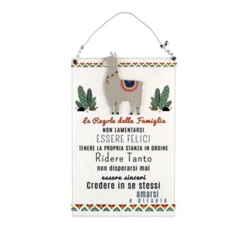 Targhetta legno lama cm20x30x1,2