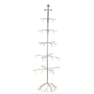Albero di natale metallo rame cm73x73h200