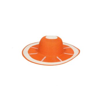 Cappello donna decoro arancione cmø47xh52x14