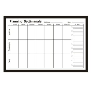 Lavagna magnetica agenda con pennarellocm60x40x1,5