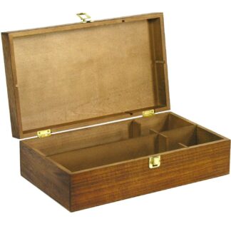 Cassetta portabottiglie noce chiaro 2 posti cm36x21h11