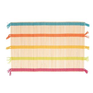 Tovaglietta bambù multicolor rettangolare cm33x48