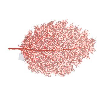 Tovaglietta poliestere foglia arancionecm56x36