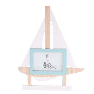 Portafoto da tavolo legno mare barca cm31x2h39,5