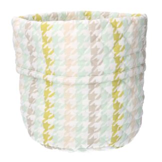 Portapane london verde tondo cm16h18