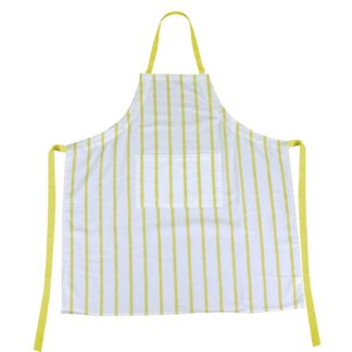 Grembiule flora stripe lime cm80x90