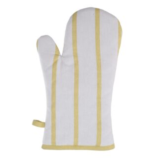 Guanto da cucina flora stripe lime cm18x32