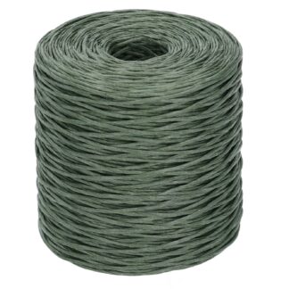 Nastro cordino metallo verde 200m