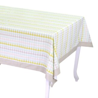 Tovaglia tessuto london verde patch bordo cm5rettangolare cm140x180