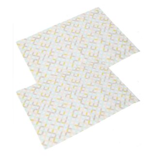 Tovaglietta set 2 pezzi opticalverde chiaro rettangolare cm33x45