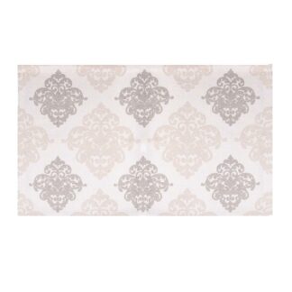 Tappetino cucina 60% cotone 40% poliestere venice bianco antiscivolo cm50x80x1