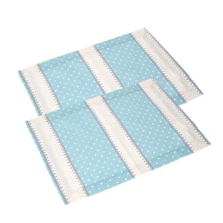 Tovaglietta set 2 pezzi venice romantique verde verona cm33x45