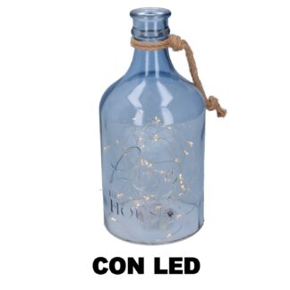Bottiglia vetro led cmø14,5h30