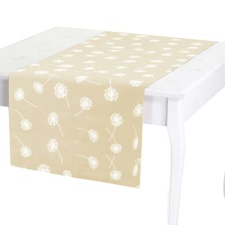 Runner tessuto life beige cm45x140