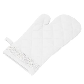 Guanto da cucina amelie bianco cm18x32