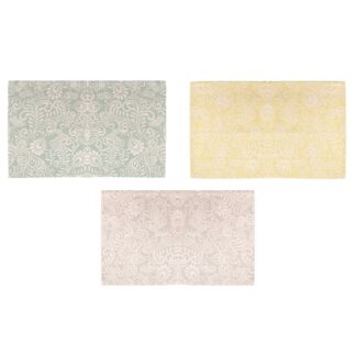 Tappetino cucina 60% cotone 40% poliestere flora 3 assi antiscivolo cm50x80h1