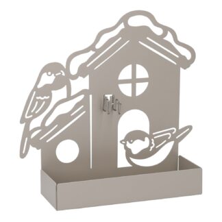 Portazampirone metallo casa tortora cm18x5h17