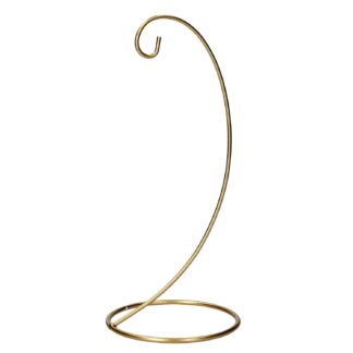 Supporto metallo portasfera oro cmø11h25