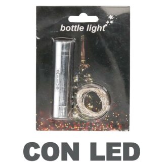 Luce filo 20 microled bianco caldo cm180 alimentazione batteria