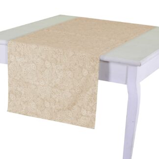 Runner flora jaquard beige cm50x150