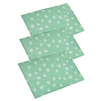 Canovaccio tessuto life set 3 pezzi verde acqua cm50x70