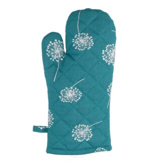 Guanto da cucina tessuto life blu petrolio cm18x32