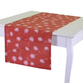 Runner tessuto life rosso mattone cm45x140