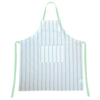 Grembiule flora stripe verde salvia cm80x90