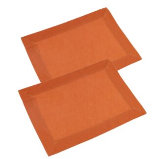 Tovaglietta set 2 pezzi Stripe bordeauxtinto in filo cm33x45