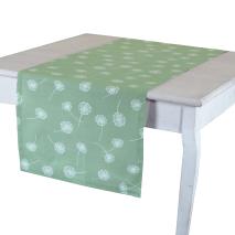 Runner tessuto life verde acqua cm45x140