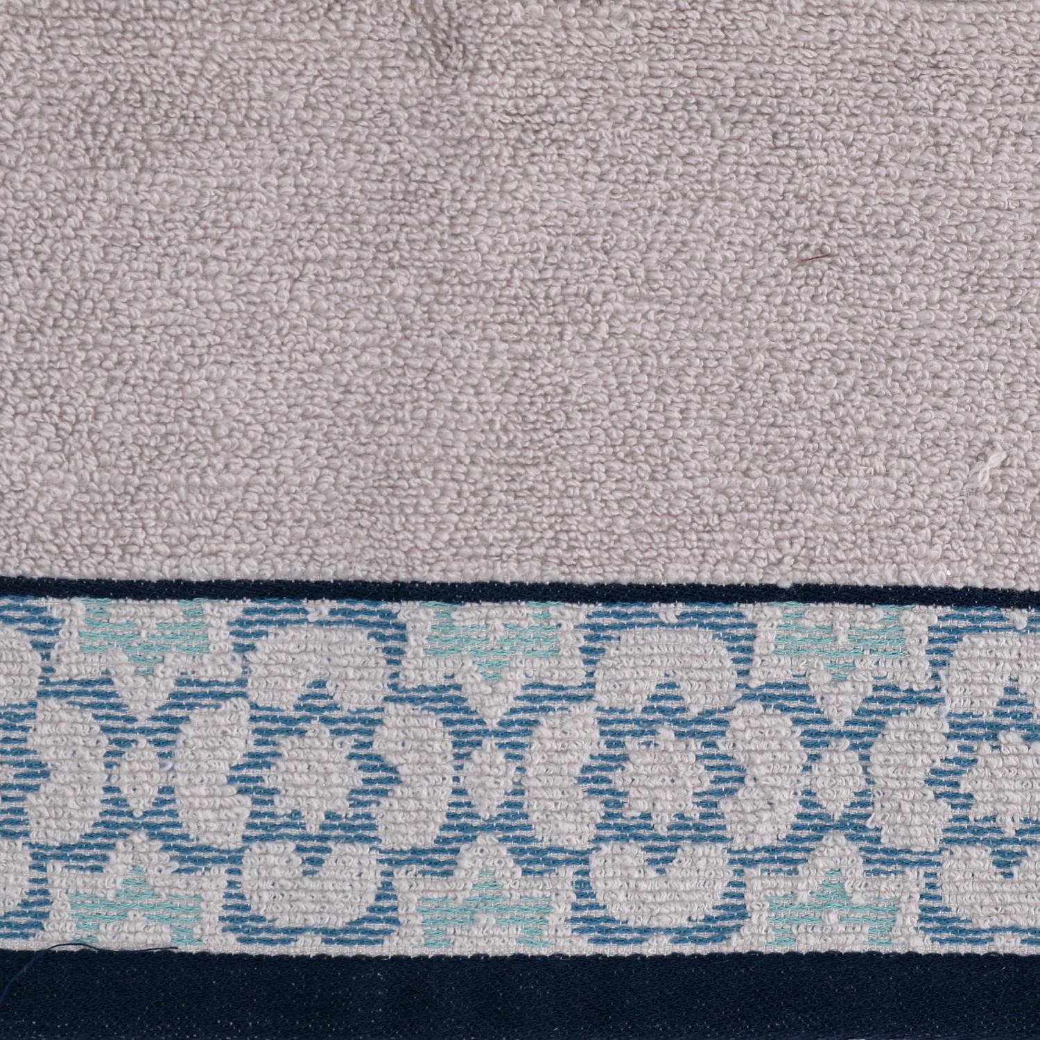 Asciugamano viso Giada jaquard tortora cm45x95 - immagine 2