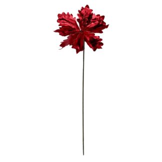 Fiore tessuto rosso cm24h50