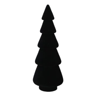 Albero legno e velluto nero cmø9h25