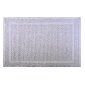 Tappetino bagno 100% cotone vincent grigio antiscivolo cm50x80x2