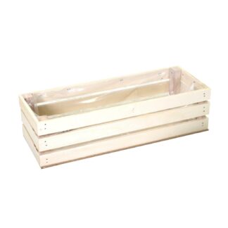 Cassetto legno naturale con nylon cm24x14h9