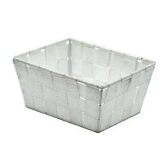 Cassetto poliestere bianco cm19x14h9