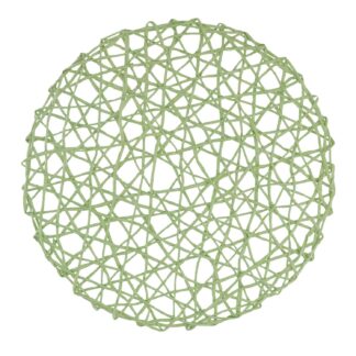 Tovaglietta carta verde tondo cm ø38