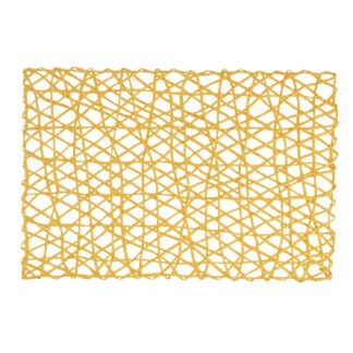 Tovaglietta carta giallo rettangolare cm45x30
