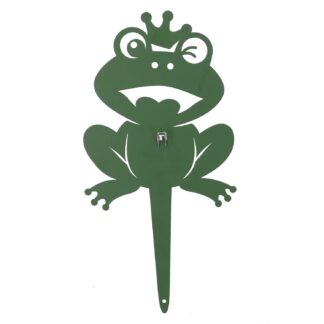 Portazampirone metallo rana verde cm18x2x36
