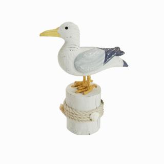 Gabbiano mare su palo cm16x7h20