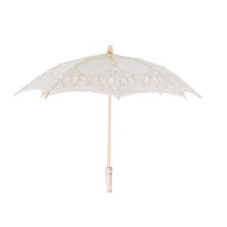 Ombrello pizzo crema cmø60x4h44