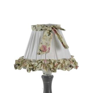 Cappello lampada vintage con fiocco cm25xh16x22