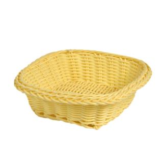 Cestina polyrattan quadra crema cm16,5x16,5h5