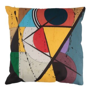 Fodera cuscino tessuto figure geometriche quadro cm40x40